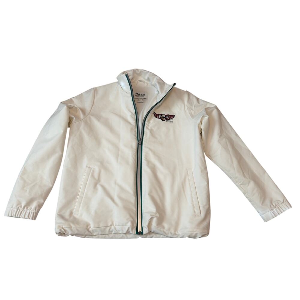 Adidas Originals EQT Woven Track Jacket White Equipment Standup Collar Small S